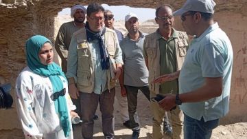 الأقصر..متابعة أعمال البعثة الاسبانية في مقابر الدولة الوسطى بالدير البحري الأقصر..متابعة أعمال البعثة الاسبانية في مقابر الدولة الوسطى بالدير البحري