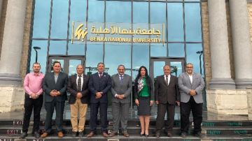 تعاون بين جامعتي بنها الأهلية والعرب للعلوم الطبية والتكنولوجيا بليبيا تعاون بين جامعتي بنها الأهلية والعرب للعلوم الطبية والتكنولوجيا بليبيا