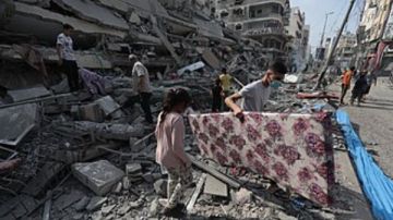 إعلام فلسطيني: استشهاد نازح بنيران الاحتلال جراء عمليات نسف للمباني