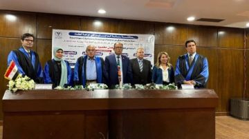 مجمع الفنون والثقافة بجامعة حلوان.. واجهة حضارية تحتضن مناقشة رسالة ماجستير في أجواء من الإبداع والتميز