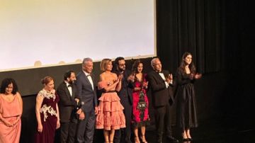 محمود حميدة وشيرين وهنا شيحة في العرض الأول لفيلمهم شكوى رقم 713317 بمهرجان القاهرة