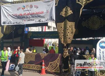 إقبال كبير من الناخبين وأنصار المرشحين في انتخابات مجلس النواب بالبحيرة