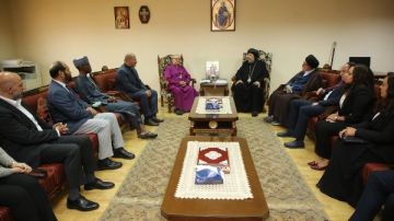 بتكليف من البابا.. الأنبا إرميا يستقبل أعضاء اللجنة التوجيهية لشبكة مراكز العلاقات المسيحية الإسلامية