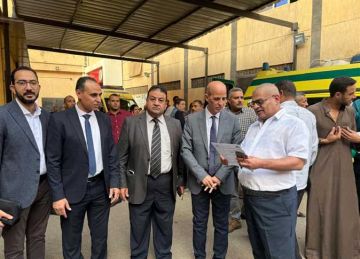 رئيس جامعة بني سويف يوجه بتوفير الرعاية الطبية لمصابي حادثي حريق مستشفى ومعدية أشمنت (صور)