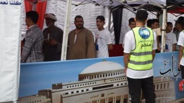 اليوم الثاني .. فتح لجنة مدرسة أحمد زويل بالعمرانية لاستقبال الناخبين 