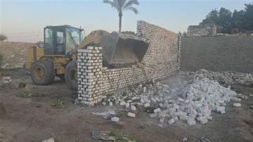 محافظ الجيزة: تنفيذ حالة إزالة لمخالفات بناء وتعديات على الأراضي الزراعية