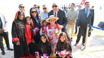 وزيرة التضامن تصل الوادي الجديد لتفقد عدد من المشروعات التنموية وزيرة التضامن تصل الوادي الجديد لتفقد عدد من المشروعات التنموية