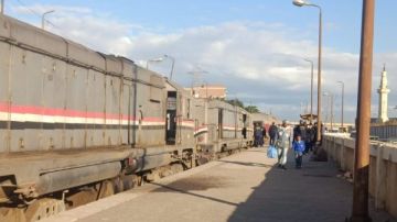 إصابة 4 أشخاص بحادث تصادم بمحطة قطار مرغم في اتجاه مطروح