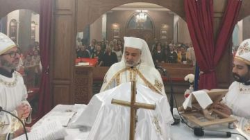 الأنبا عمانوئيل يترأس قداس عيد الشهيد العظيم مارجرجس بكنيسته بالأقصر