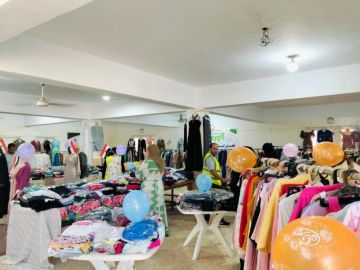 توزيع الملابس الجديدة مجانا على 380 أسرة من غير القادرين بكفرالشيخ توزيع الملابس الجديدة مجانا على 380 أسرة من غير القادرين بكفرالشيخ