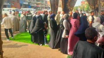 إقبال كثيف من المواطنين على لجان الانتخابات بكفر الشيخ