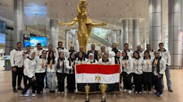 الشباب والرياضة تستقبل أبطال منتخب مصر لكرة السرعة بعد التتويج ببطولة العالم في الهند