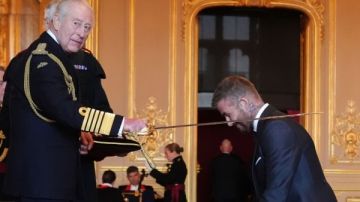 رسميا .. ملك بريطانيا يمنح بيكهام لقب فارس