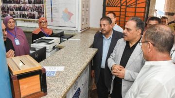 محافظ الشرقية يتابع سير إجراءات العمل بالمركز التكنولوجي في القنايات