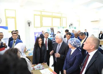وزيرا التعليم العالي والتضامن وأمين مجلس الجامعات يتفقدون مقر جامعة الأقصر الأهلية