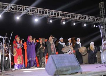 افتتاح مهرجان الفنون والحرف التراثية في معبد دندرة بـ قنا (صور)