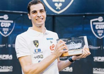 علي فرج لـ المصري اليوم : قررت اعتزال الاسكواش لقضاء وقت أطول مع عائلتي.. ولن أتجه إلى التدريب فيديو 