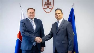 السفير المصرى في سلوفاكيا يلتقى مع وزير الدولة بوزارة الاقتصاد السفير المصرى في سلوفاكيا يلتقى مع وزير الدولة بوزارة الاقتصاد