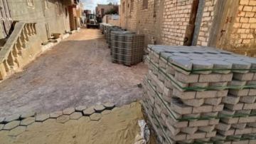 رئيس مدينة مرسي مطروح : رفع كفاءة الشوارع الضيقة ببلاط الانترلوك