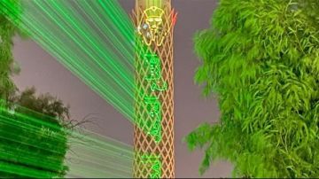 إضاءة برج القاهرة بشعار افتتاح المتحف المصري الكبير (صور) إضاءة برج القاهرة بشعار افتتاح المتحف المصري الكبير (صور)