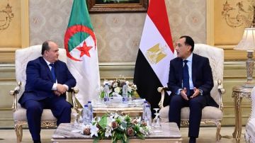 استعدادا لانعقاد اللجنة العليا.. رئيس الوزراء يستقبل نظيره الجزائري بمطار القاهرة