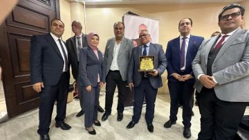 الاتحاد العام لمحامي الإدارات القانونية يكرم المتميزين في مجال الشئون القانونية بدمياط الاتحاد العام لمحامي الإدارات القانونية يكرم المتميزين في مجال الشئون القانونية بدمياط