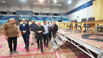 محافظ أسيوط يتفقد مقر اللجنة العامة للانتخابات بإستاد الأربعين استعدادا لانتخابات مجلس النواب 2025 محافظ أسيوط يتفقد مقر اللجنة العامة للانتخابات بإستاد الأربعين استعدادا لانتخابات مجلس النواب 2025