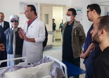 نائب المحافظ يتفقد مستشفيي براني والسلوم ومشروع إنشاء عمارتين سكنيتين