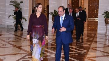 الرئيس السيسي يناقش مع ملكة الدنمارك توسيع التعاون التجاري والاستثماري الرئيس السيسي يناقش مع ملكة الدنمارك توسيع التعاون التجاري والاستثماري