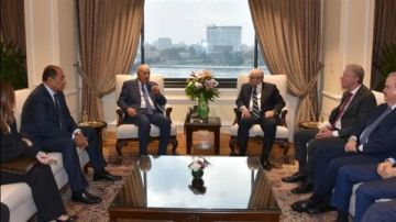 رئيس وزراء لبنان يبحث مع أبو الغيط جهود حصر السلاح في يد الجيش