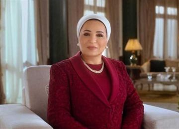 تزامنا مع افتتاح المتحف المصري الكبير.. انتصار السيسي: أرحب بضيوف مصر 