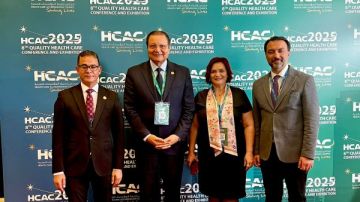 رئيس هيئة الاعتماد والرقابة الصحية يشارك في المؤتمر الثامن لجودة الرعاية الصحية بالأردن رئيس هيئة الاعتماد والرقابة الصحية يشارك في المؤتمر الثامن لجودة الرعاية الصحية بالأردن