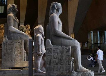 منها الكوارع و الفتة .. باحثة: معروضات المتحف الكبير تروي أسرار 15 وجبة فرعونية شهيرة منها الكوارع و الفتة .. باحثة: معروضات المتحف الكبير تروي أسرار 15 وجبة فرعونية شهيرة