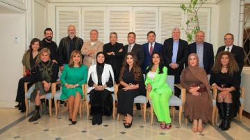 قناة النهار تحتفي بإعلاميها على عشاء عمل صور قناة النهار تحتفي بإعلاميها على عشاء عمل صور