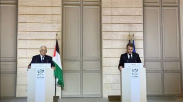 ماكرون وعباس يعلنان تشكيل لجنة مشتركة لصياغة دستور دولة فلسطين