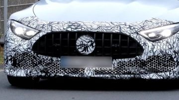 بشبك أمامي عريض.. تسريب صور مرسيدس SL موديل 2027 بشبك أمامي عريض.. تسريب صور مرسيدس SL موديل 2027