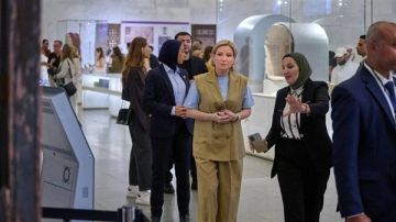 وزيرة الثقافة الروسية تزور المتحف القومي للحضارة والكنيسة المعلقة بحي الفسطاط (صور)