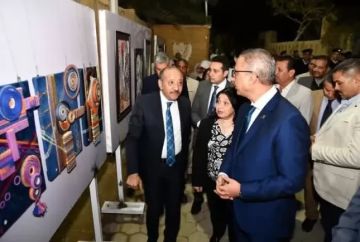 محافظ الفيوم يفتتح الدورة الـ12 لمهرجان تونس للخزف بمشاركة فنانين ومبدعين