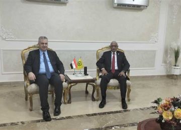 محافظ شمال سيناء يستقبل السفير الألماني محافظ شمال سيناء يستقبل السفير الألماني