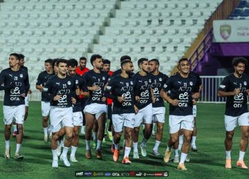 منتخب مصر يخوض مرانه الأول استعدادا لمواجهة أوزبكستان الودية