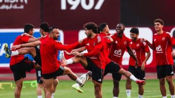 الأهلي يخوض مرانه الأخير غدا قبل السفر للمغرب لمواجهة الجيش الملكي