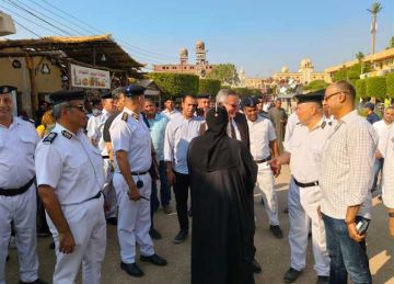 مدير أمن الأقصر يتفقد الاستعدادات الأمنية لانطلاق احتفالات دير الشهيد العظيم مارجرجس