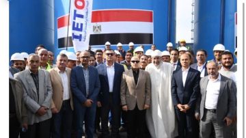 وزير الإسكان ومحافظ كفر الشيخ يفتتحان محطة مياة شرب دقميرة وزير الإسكان ومحافظ كفر الشيخ يفتتحان محطة مياة شرب دقميرة