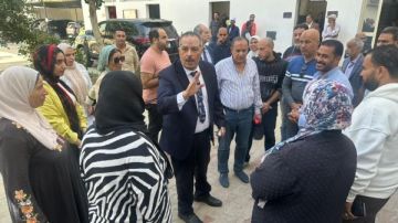 رئيس مياه القناة يتفقد انتظام سير العمل في المواقع الفنية والإدارية بالسويس