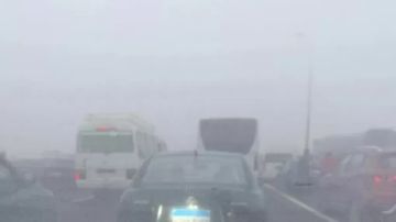 فتح طريق مصر الإسكندرية الصحراوي عقب الغلق يسبب الشبورة