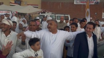 واجب وطني القبائل العربية بأبو المطامير تتوافد على اللجان الانتخابية بالبحيرة