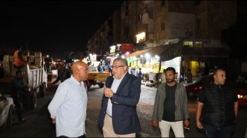 السكرتير العام لمحافظة الإسماعيلية يتفقد الشارع التجاري ومنطقة التمليك بحي ثالث مدينة الإسماعيلية