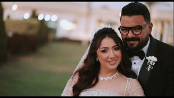 زفاف آية عبدالله ومحمد العمروسي .. وأغنية كوشة واحدة مفاجأة يوم فرحها .. صور