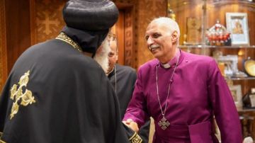 رئيس أساقفة الكنيسة الأسقفية يشارك في احتفال مجمع نيقية بالكاتدرائية العباسية