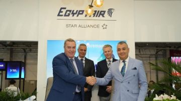 مصر للطيران توقع بروتوكول تعاون مع MedAire لتعزيز منظومة الأمن والسلامة التشغيلية مصر للطيران توقع بروتوكول تعاون مع MedAire لتعزيز منظومة الأمن والسلامة التشغيلية